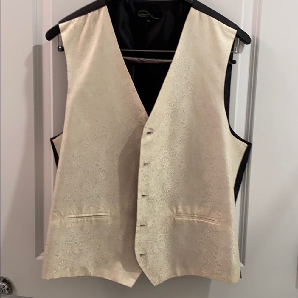 Men’s silk formal vest